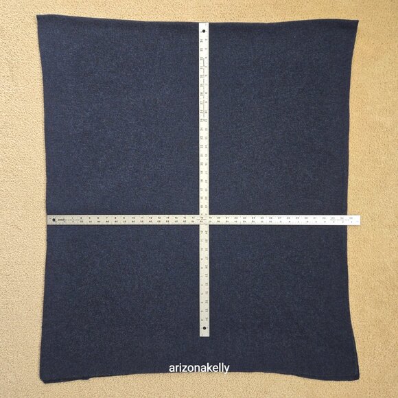 NWOT Tuckernuck Midnight Cashmere Blanket Scarf in Navy - Picture 15 of 16